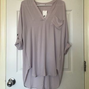 NWT Lush High/Low blouse coverup